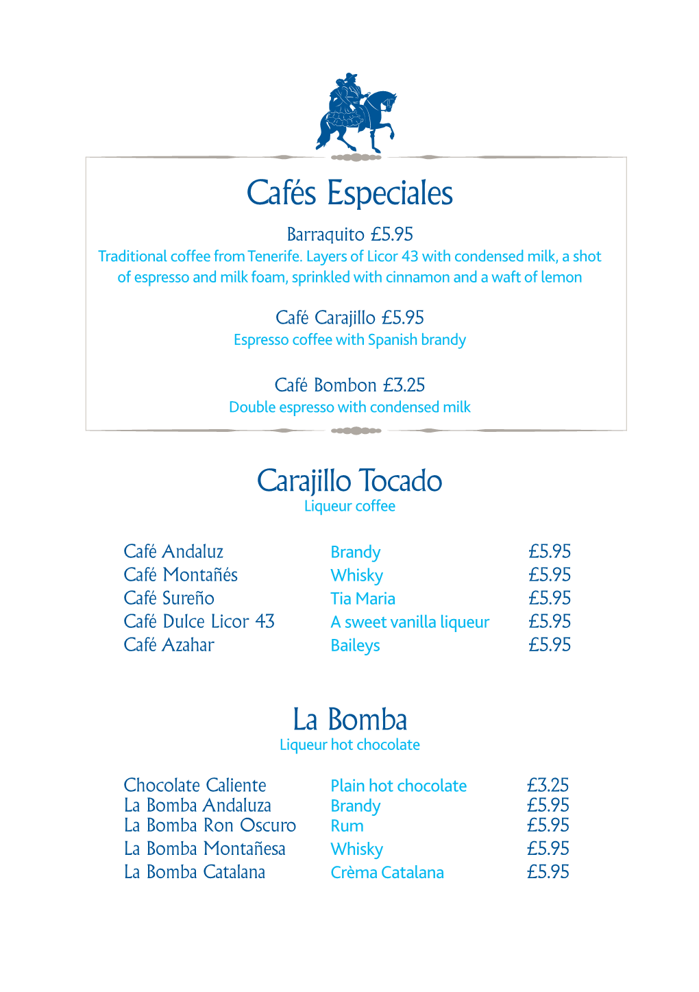 Cafés Especiales Barraquito £5.95 Traditional Coffee from Tenerife