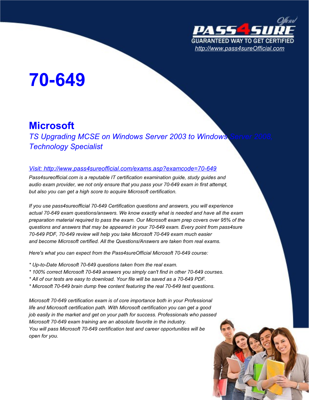 TS Upgrading MCSE on Windows Server 2003 to Windows Server 2008, Technology Specialist