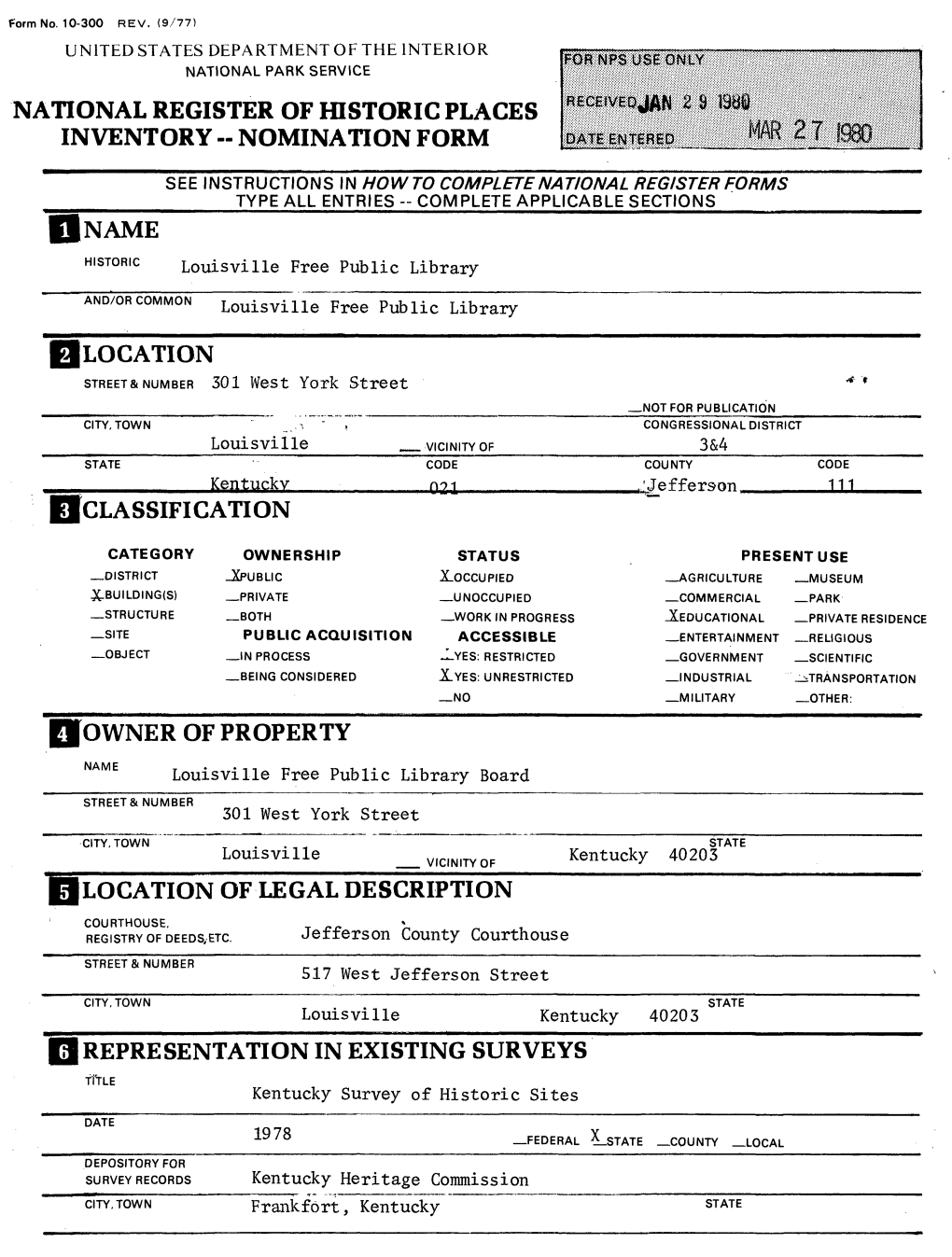 State Historic Preservation Officer Certification the Evaluated Significance of This Property Within the State Is