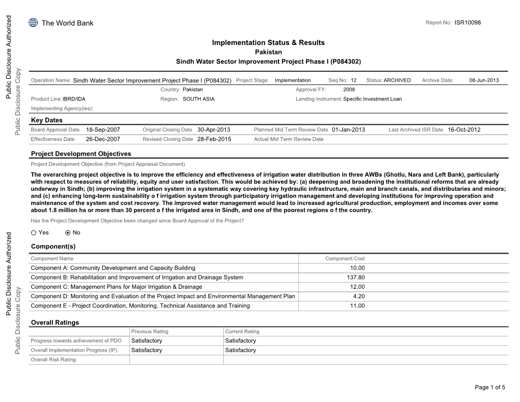 World Bank Documents