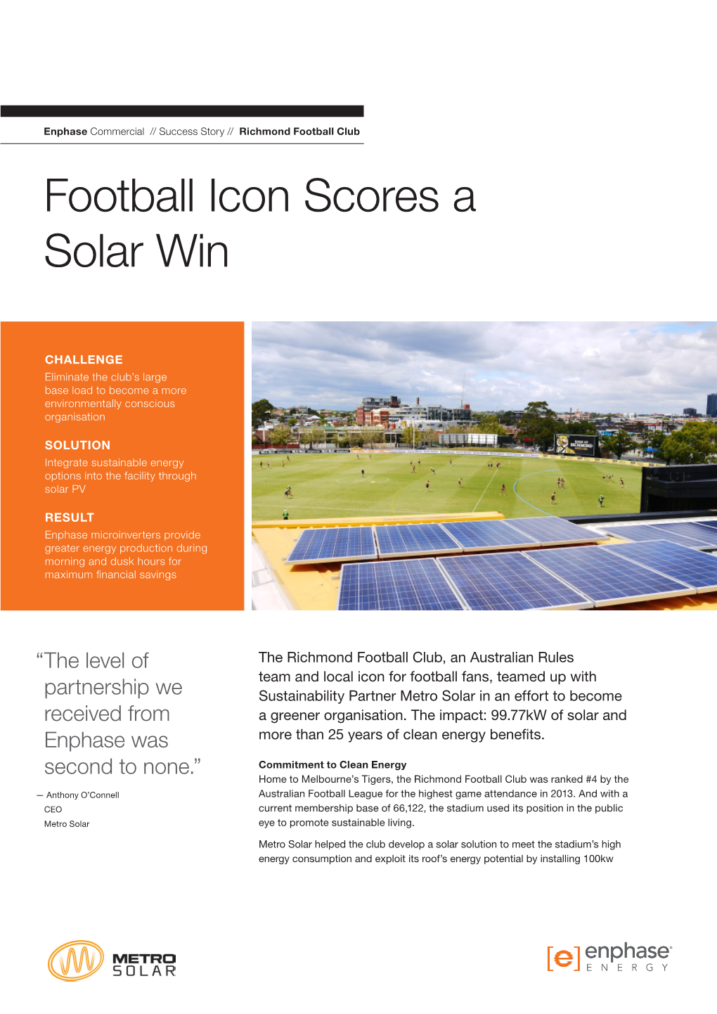 Football Icon Scores a Solar Win