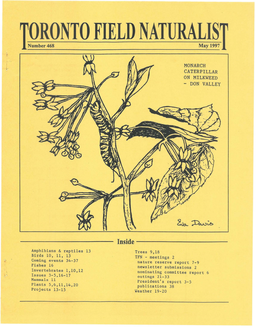 ORONTO FIELD NATURALIS Number468 May 1997