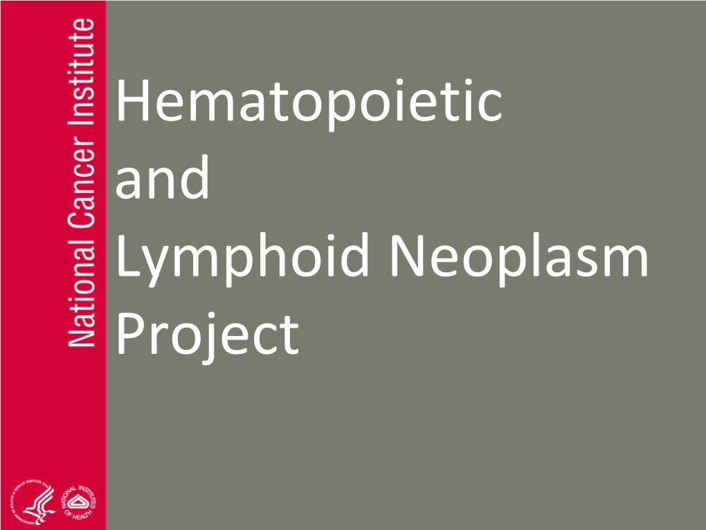 Stem Cell Hematopoiesis