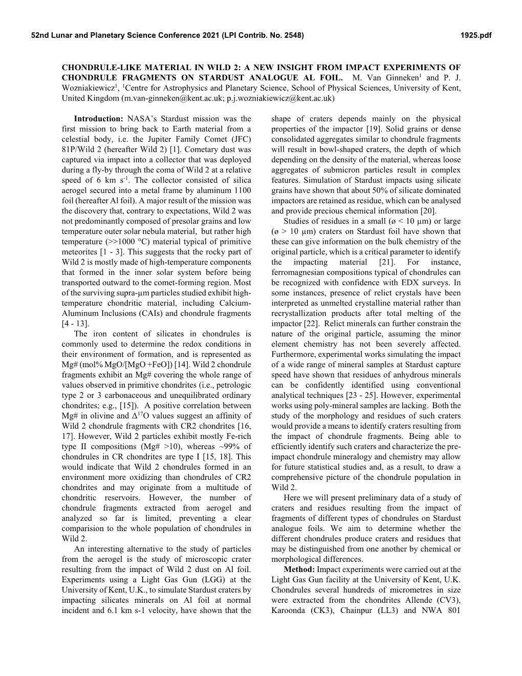 Chondrule-Like Material in Wild 2: a New Insight from Impact Experiments of Chondrule Fragments on Stardust Analogue Al Foil