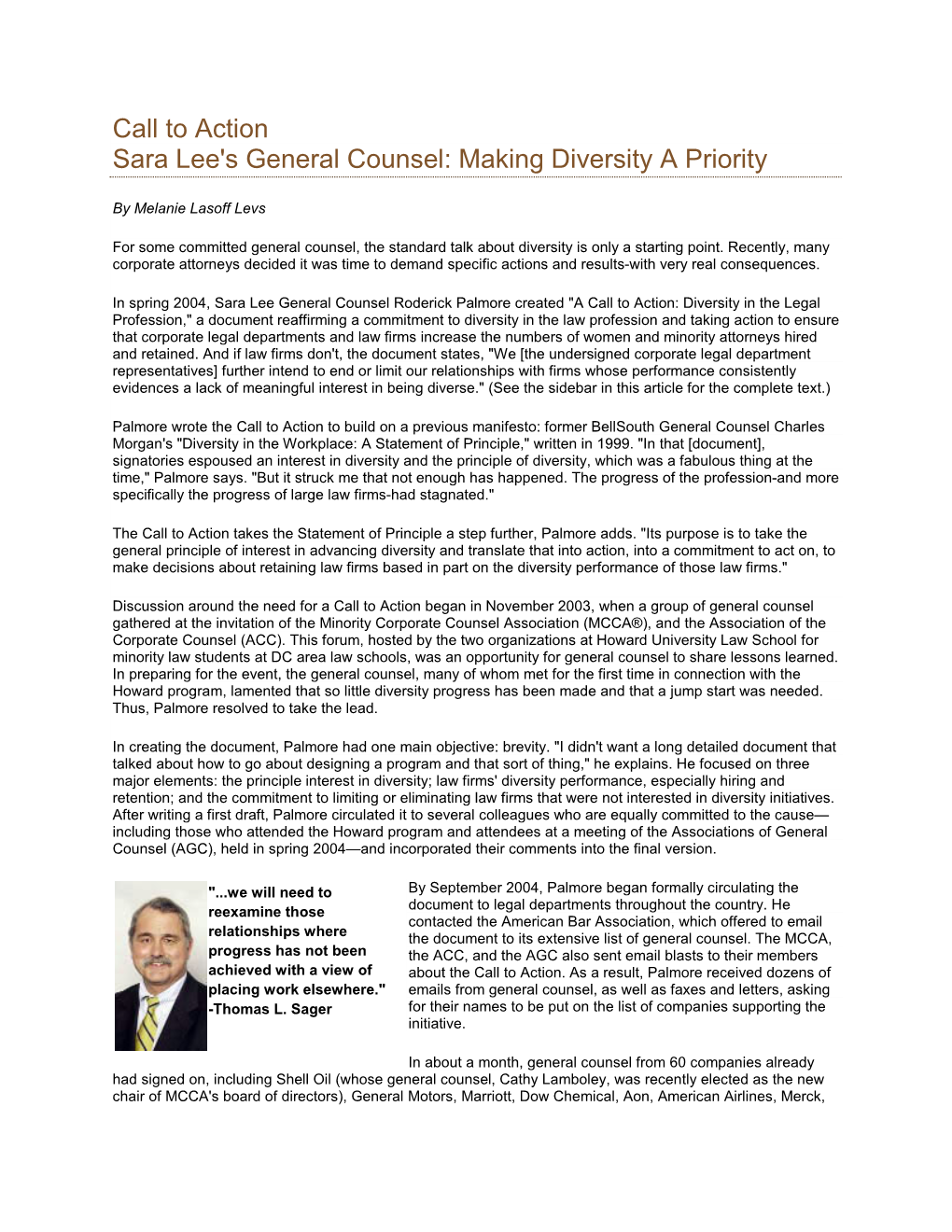 Mandating Diversity: the Inclusion Clause