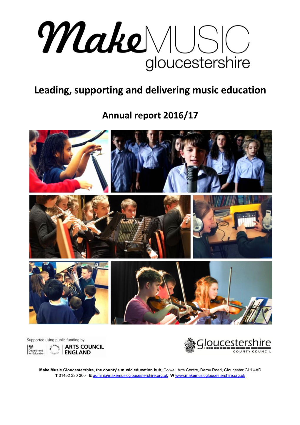 Leading, Supporting and Delivering Music Education