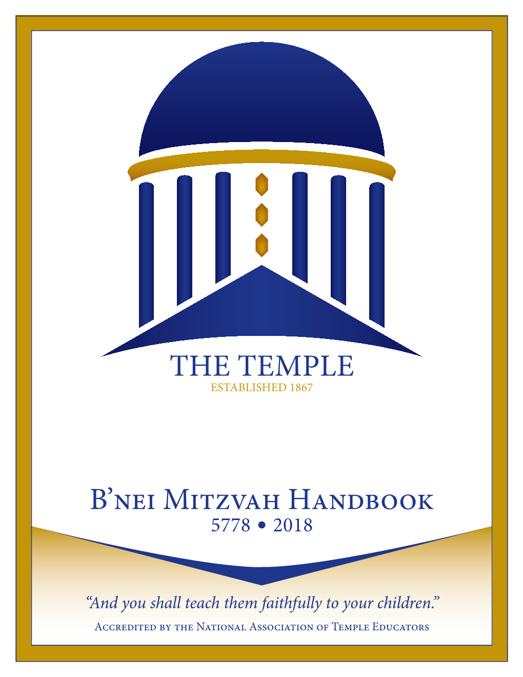 THE TEMPLE B'nei Mitzvah Handbook