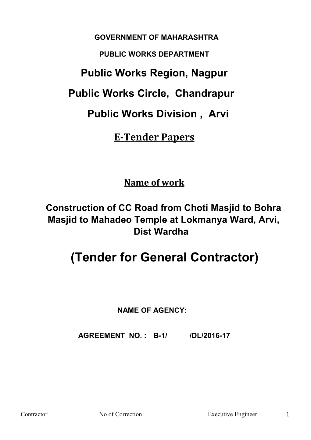 Public Works Region, Nagpur