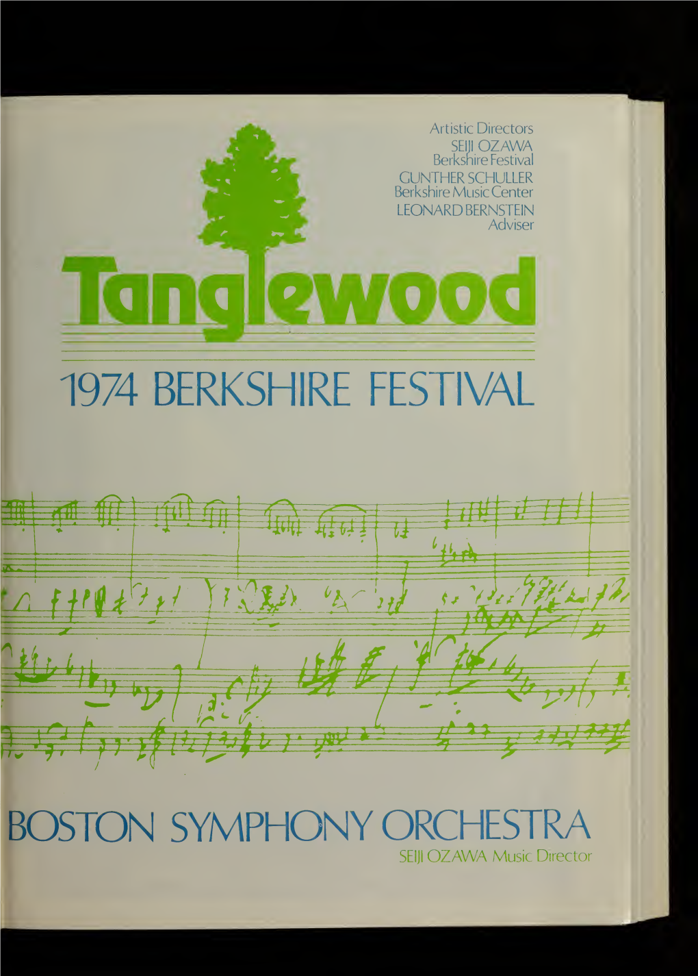 Boston Symphony Orchestra Concert Programs, Summer, 1974, Tanglewood