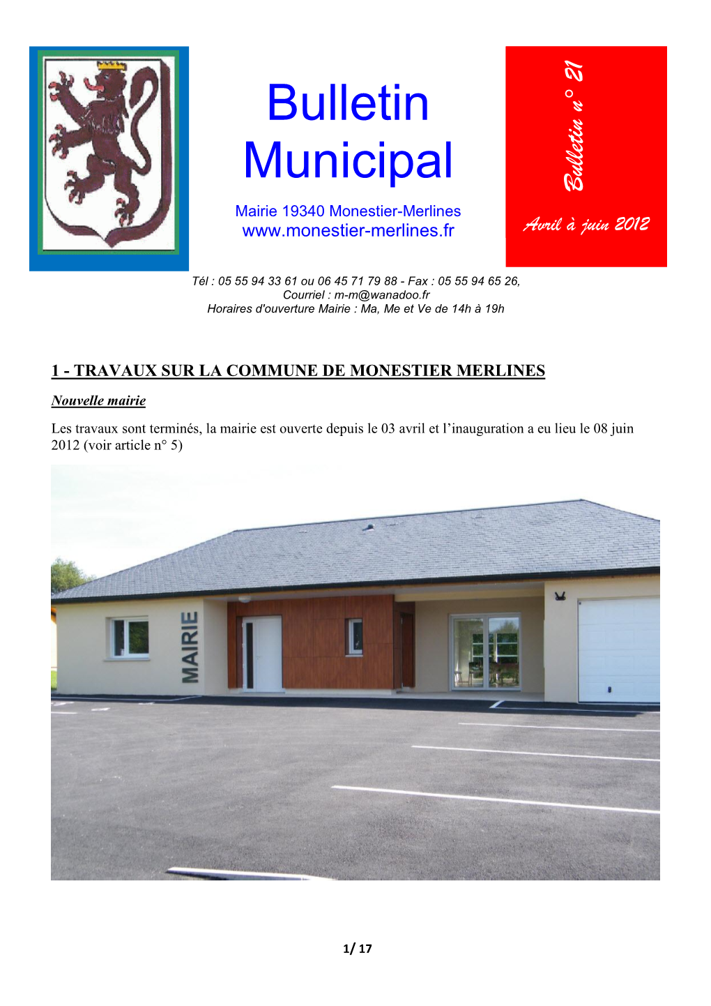 Bulletin Municipal