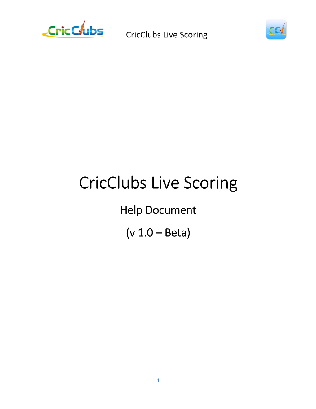 Cricclubs Live Scoring