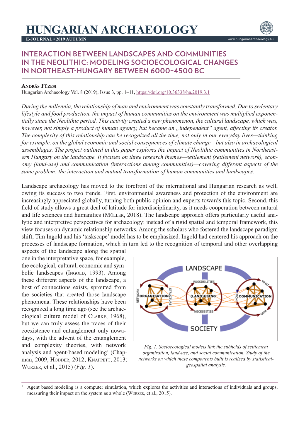 Hungarian Archaeology E-Journal • 2019 Autumn