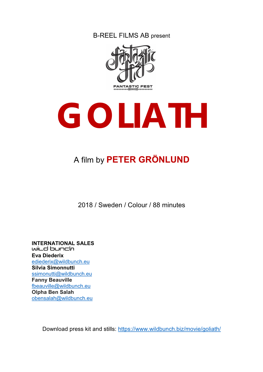 A Film by PETER GRÖNLUND