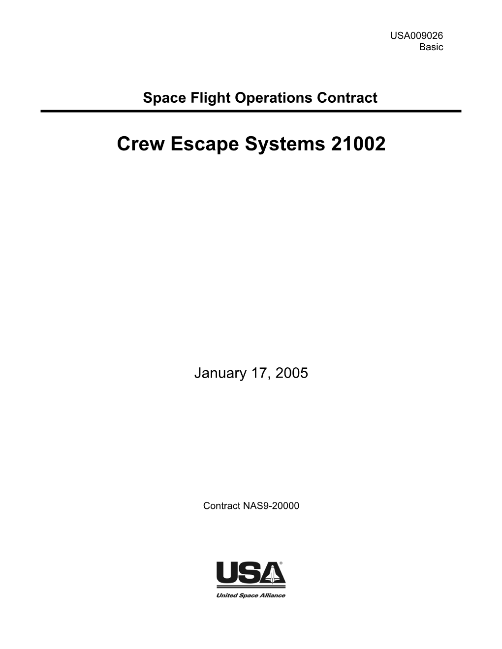 Crew Escape Systems 21002