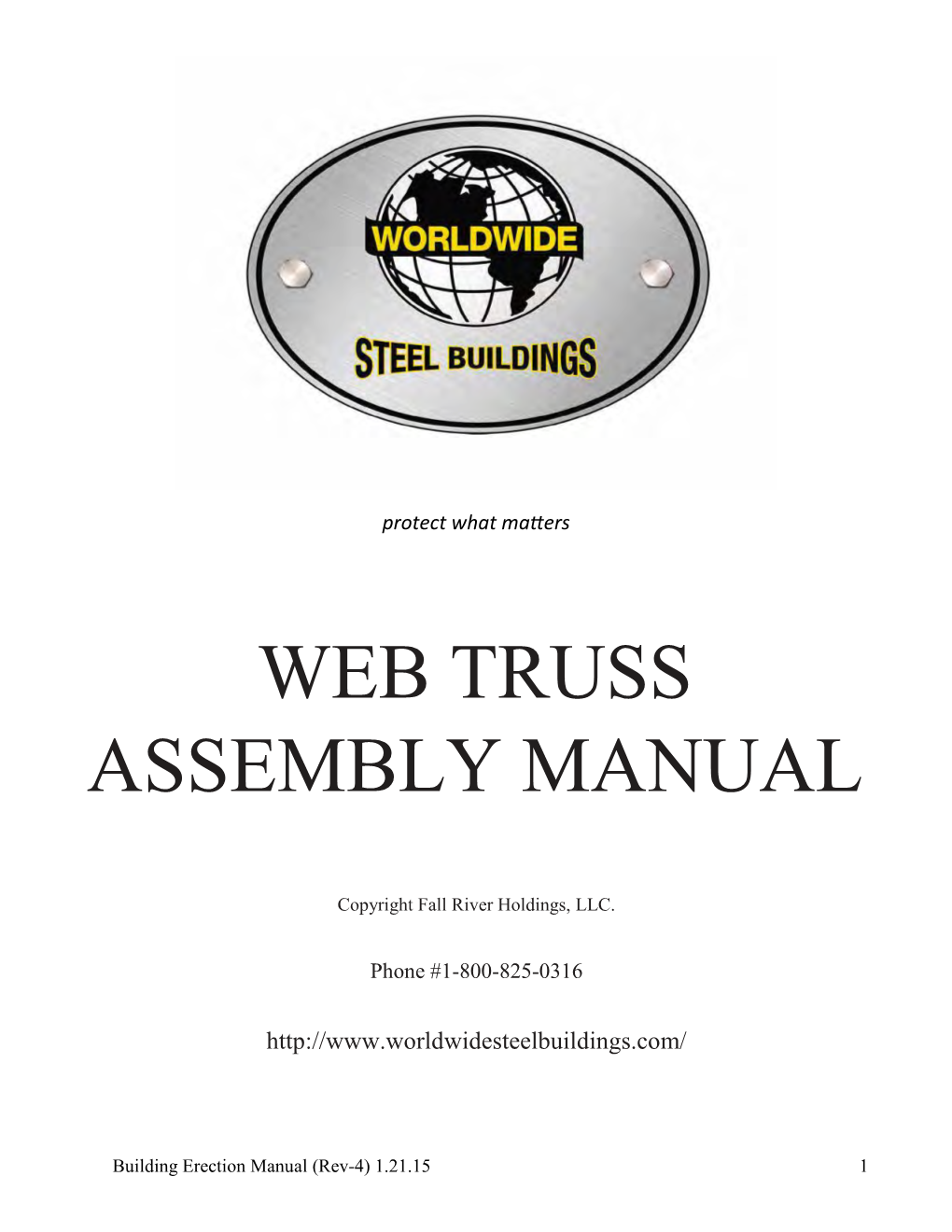 Web Truss Assembly Manual