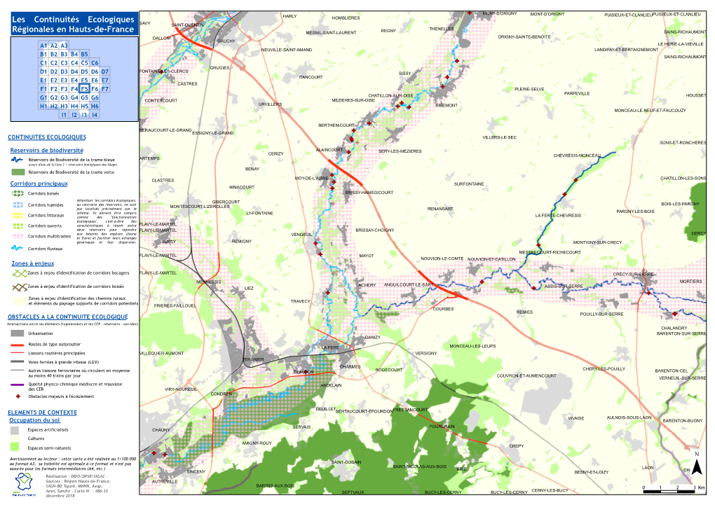 Les Continuités Ecologiques Régionales En Hauts-De-France