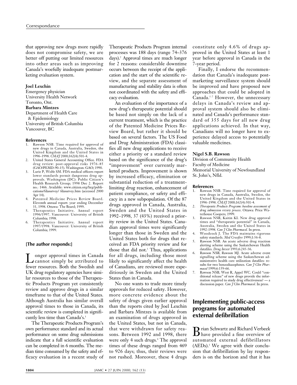 Implementing Public-Access Programs for Automated External Defibrillation