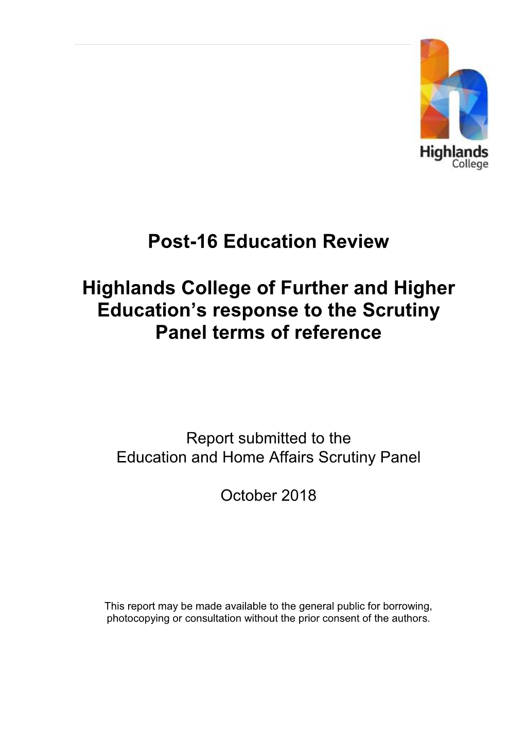 Post-16 Education Review