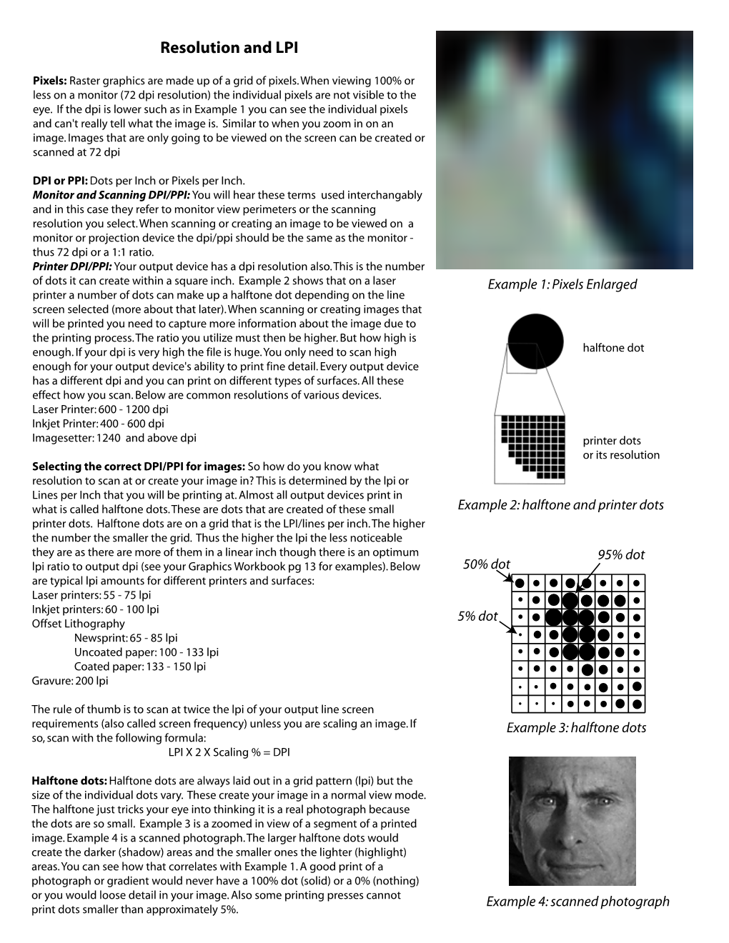 Resolution and LPI