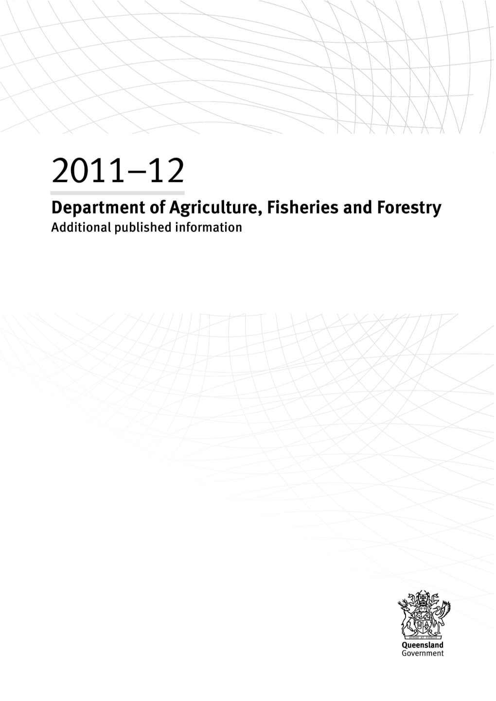 Department Of Agriculture, Fisheries And Forestry