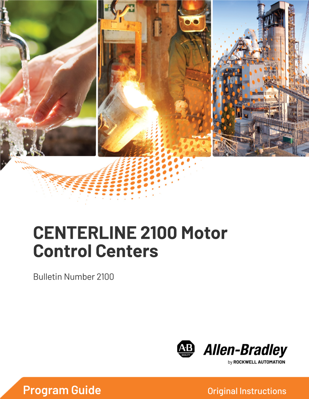 CENTERLINE 2100 Motor Control Centers Program Guide