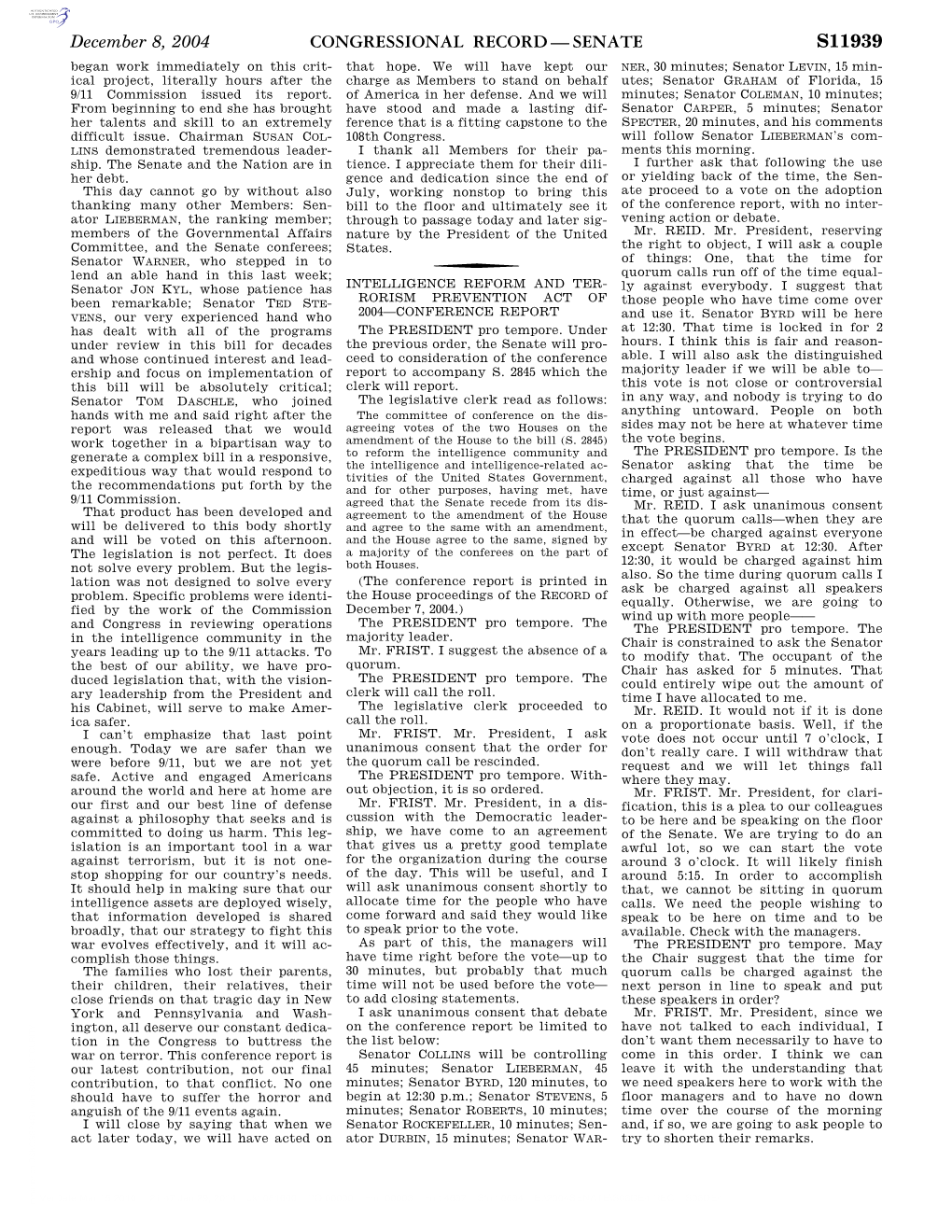 Congressional Record—Senate S11939