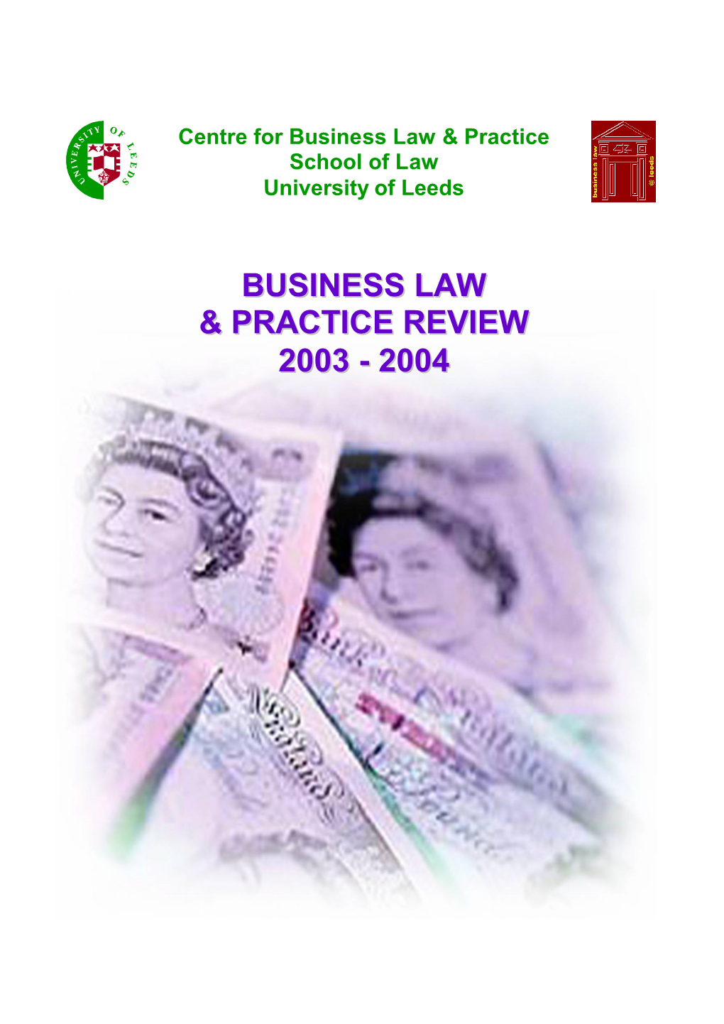 Business Law & Practice Review 2003