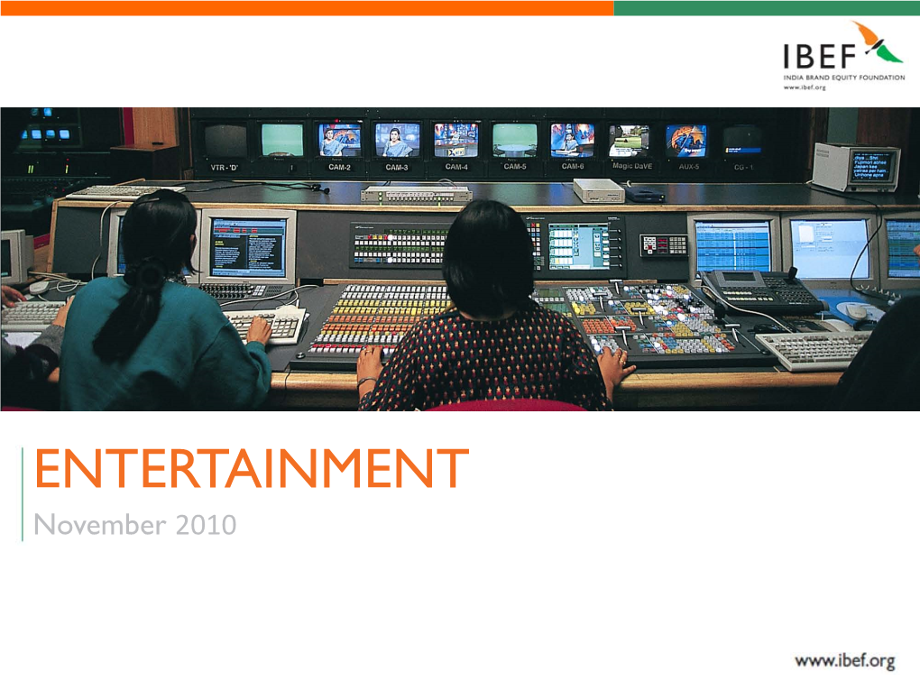 ENTERTAINMENT November 2010 ENTERTAINMENT November 2010