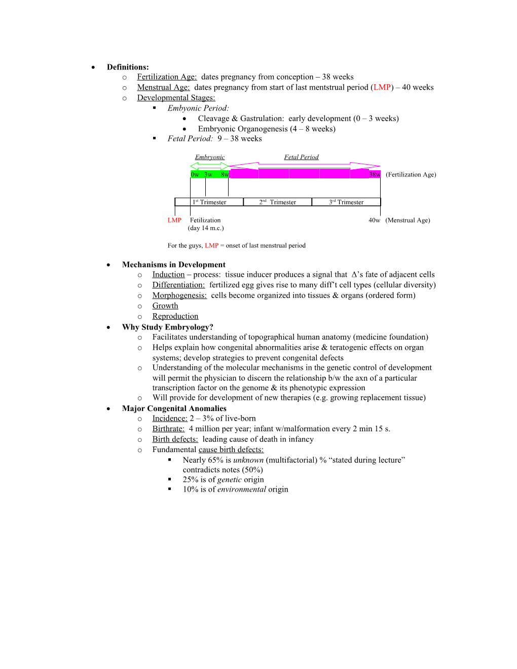 O Fertilization Age: Dates Pregnancy from Conception 38 Weeks