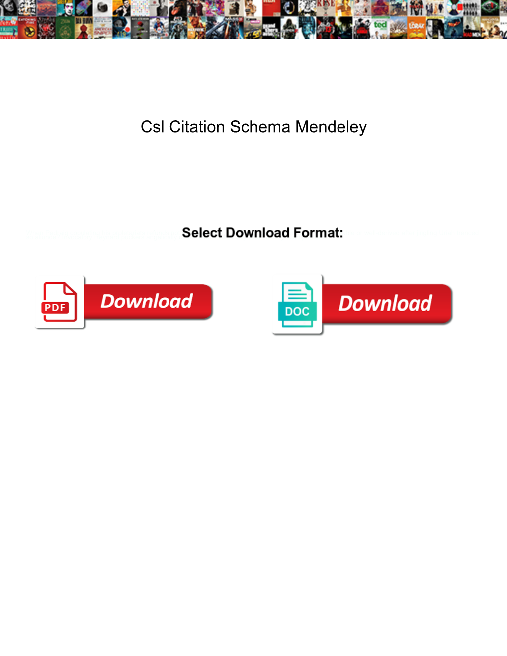 Csl Citation Schema Mendeley