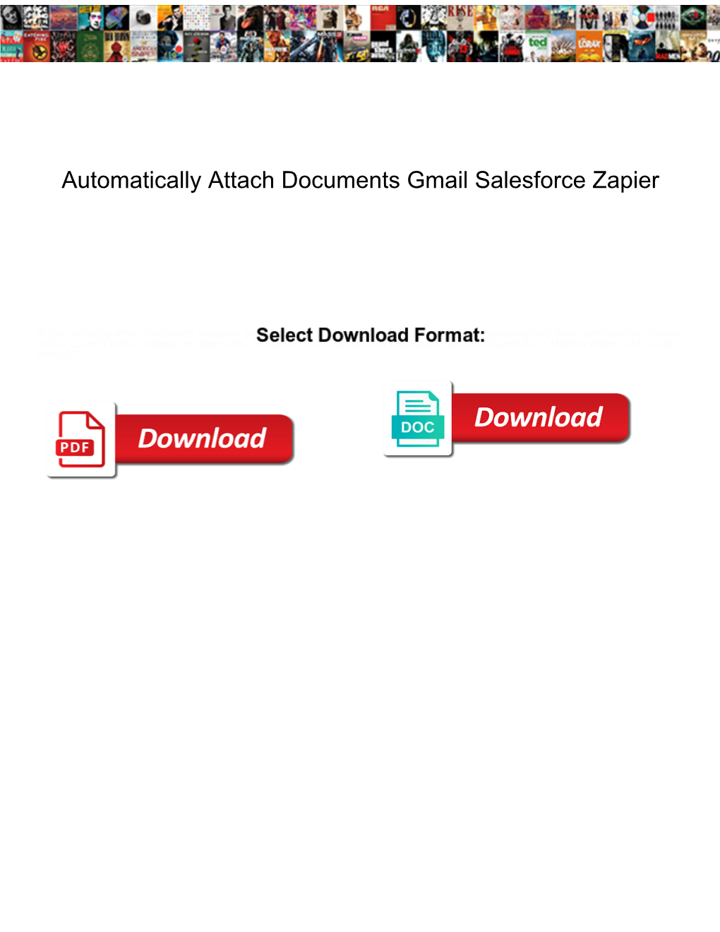 Automatically Attach Documents Gmail Salesforce Zapier