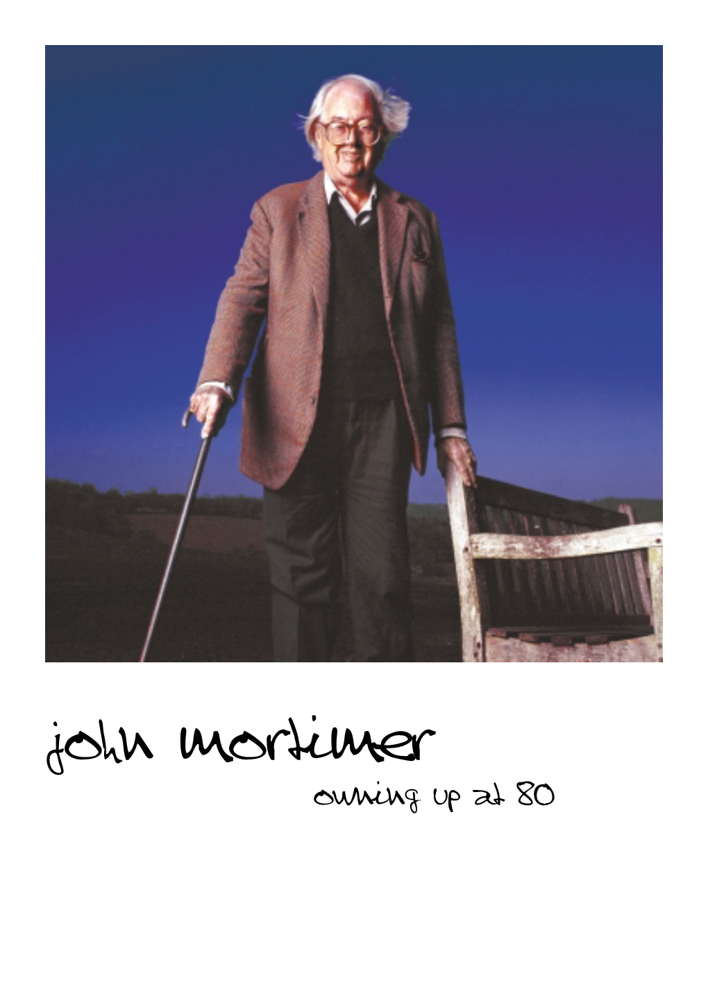 Imagine... John Mortimer