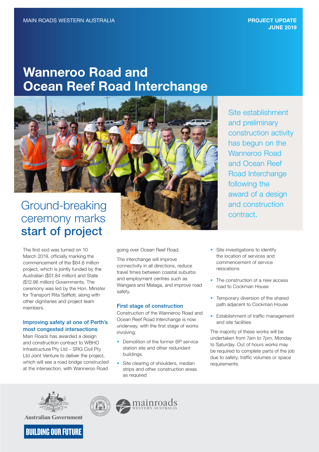 Wanneroo Road and Ocean Reef Road Interchange