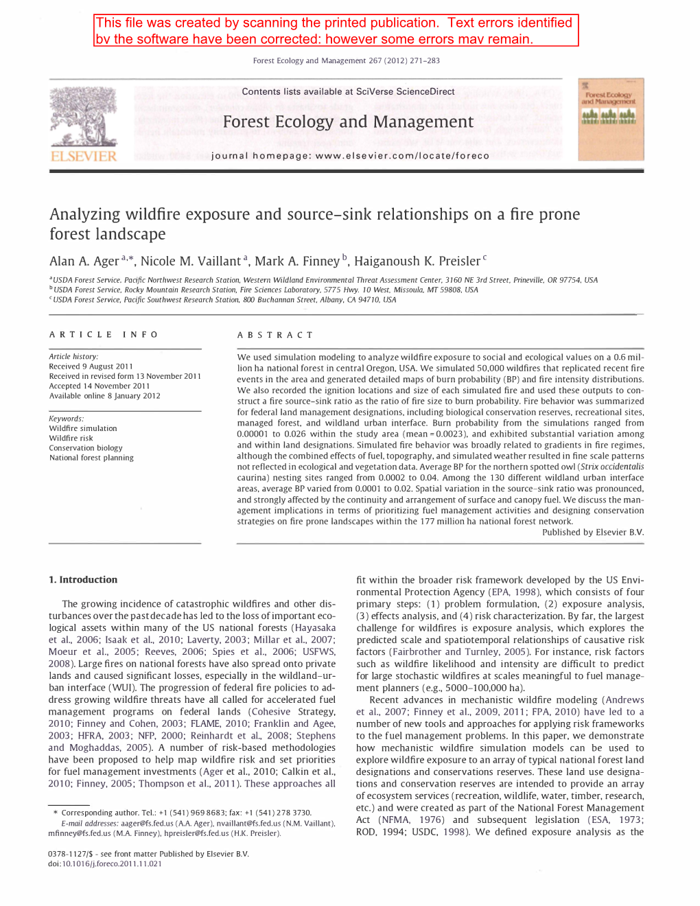 Forest Ecology and Management 267 (2012) 271-283