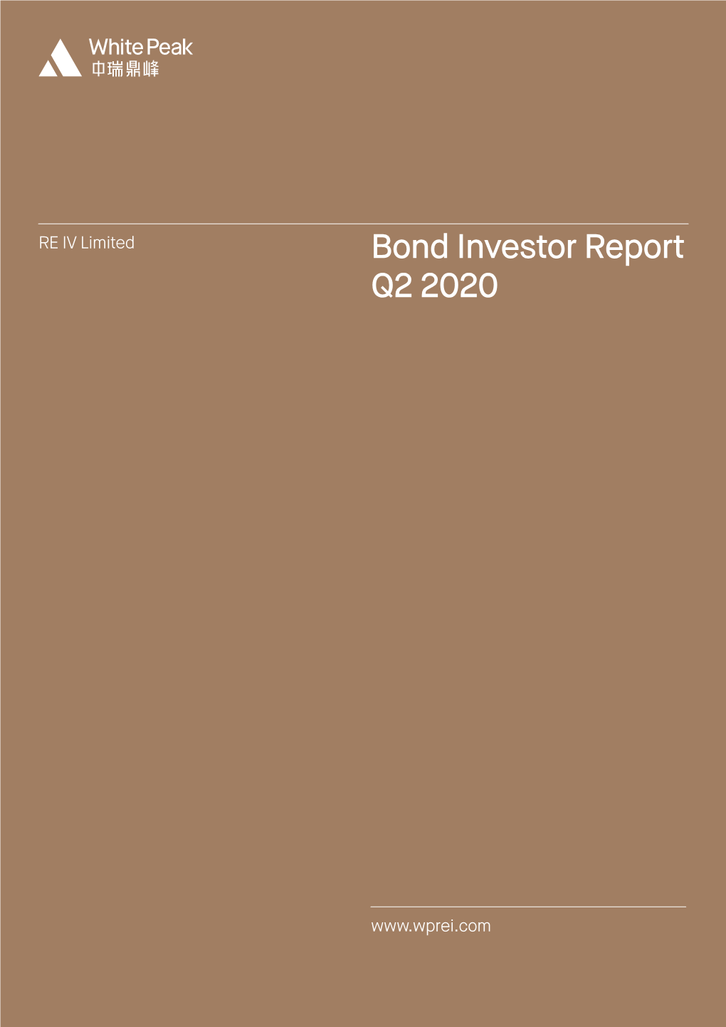 Bond Investor Report Q2 2020