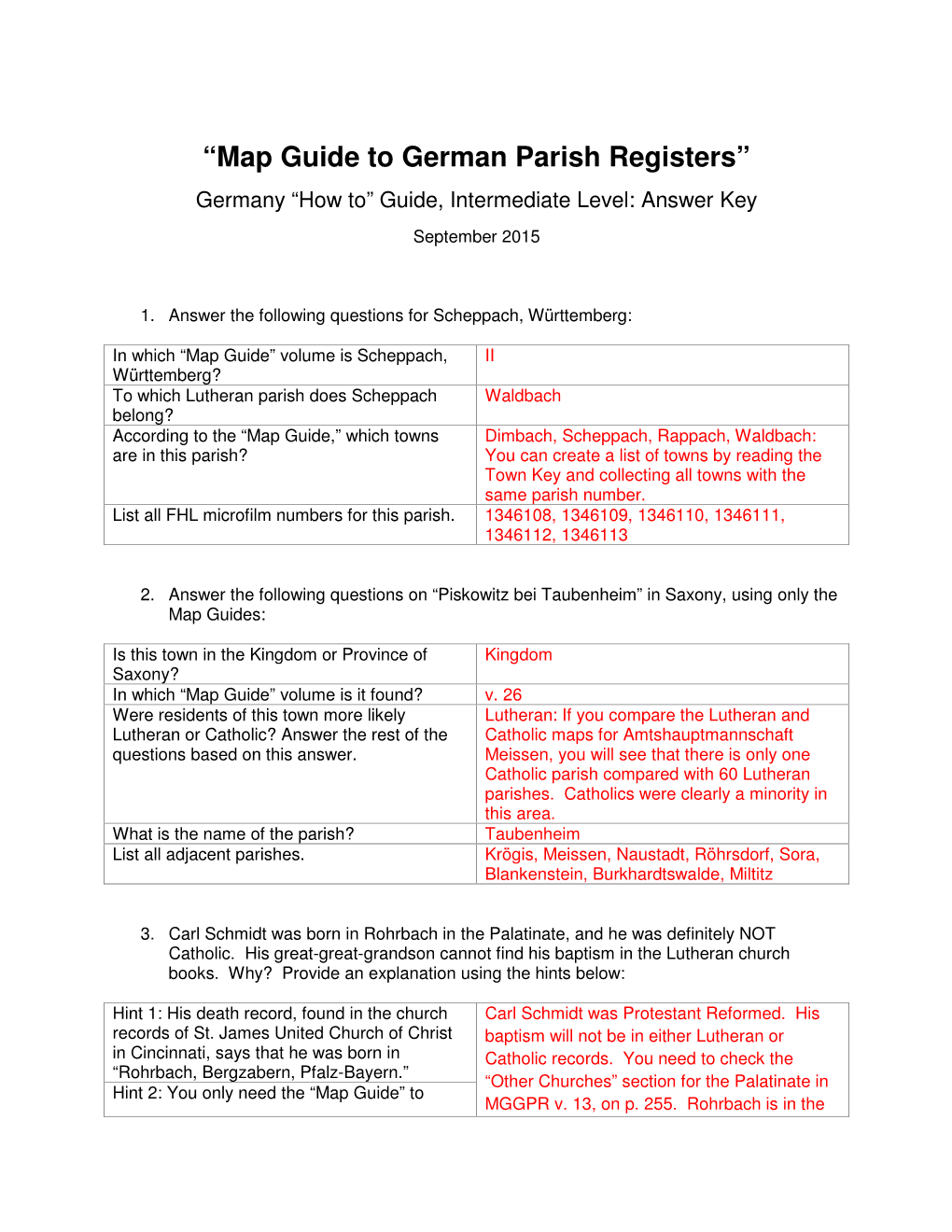 “Map Guide to German Parish Registers”