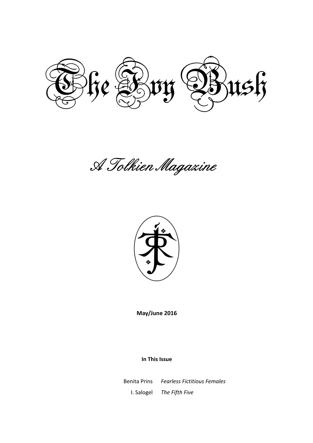 A Tolkien Magazine