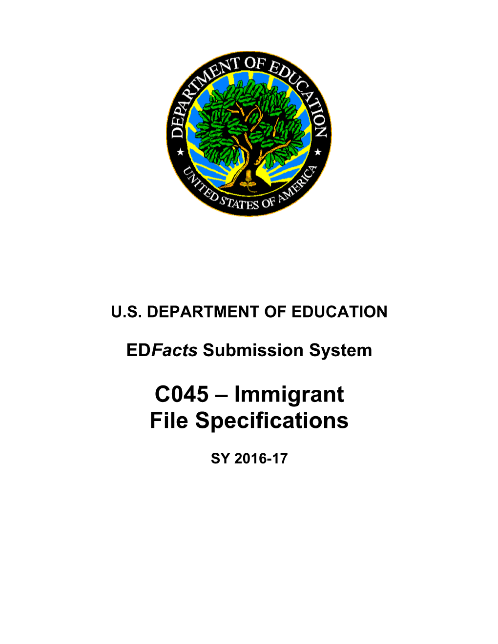 Immigrant File Specifications (MS Word)