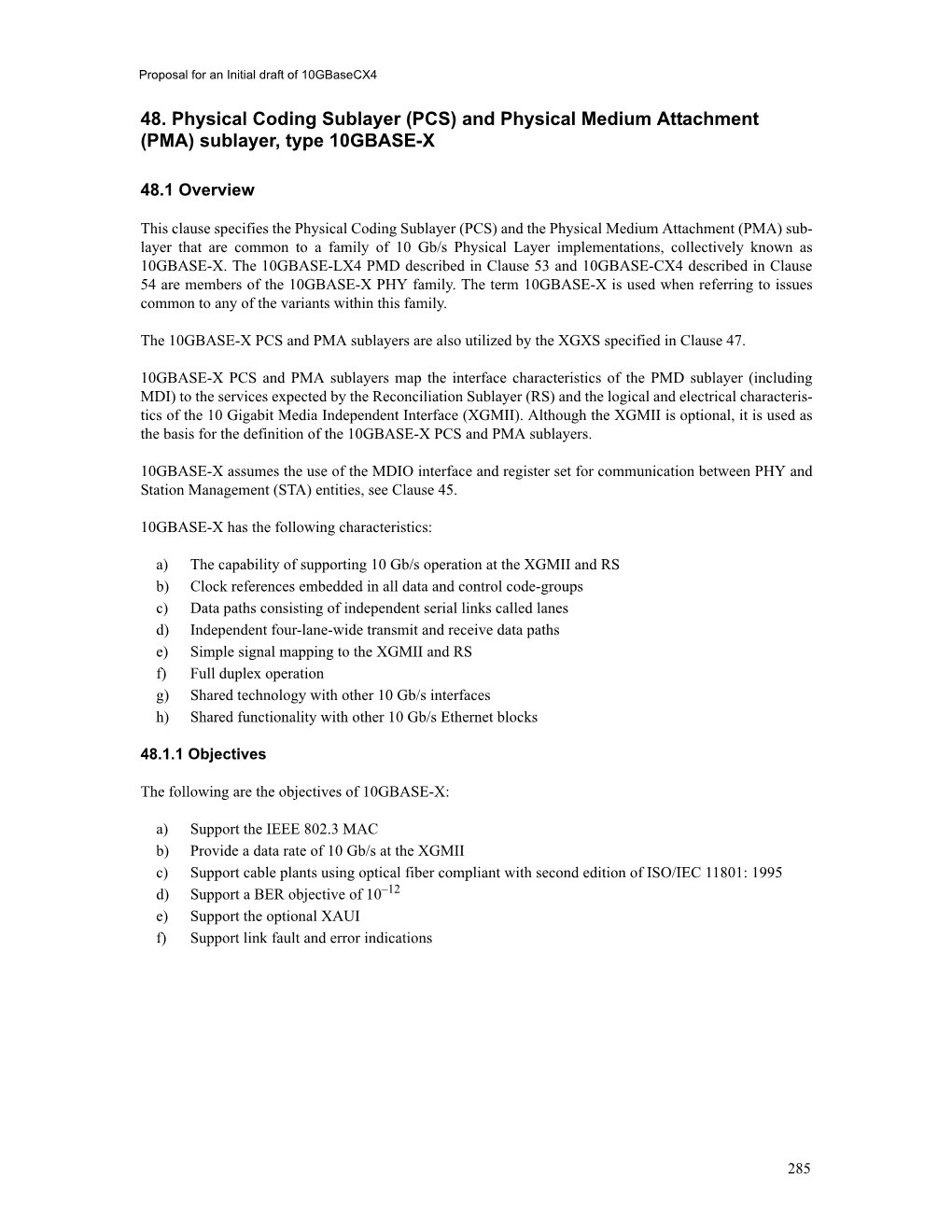 Table 48–4 Lists the Defined Ordered Sets and Special Code-Groups