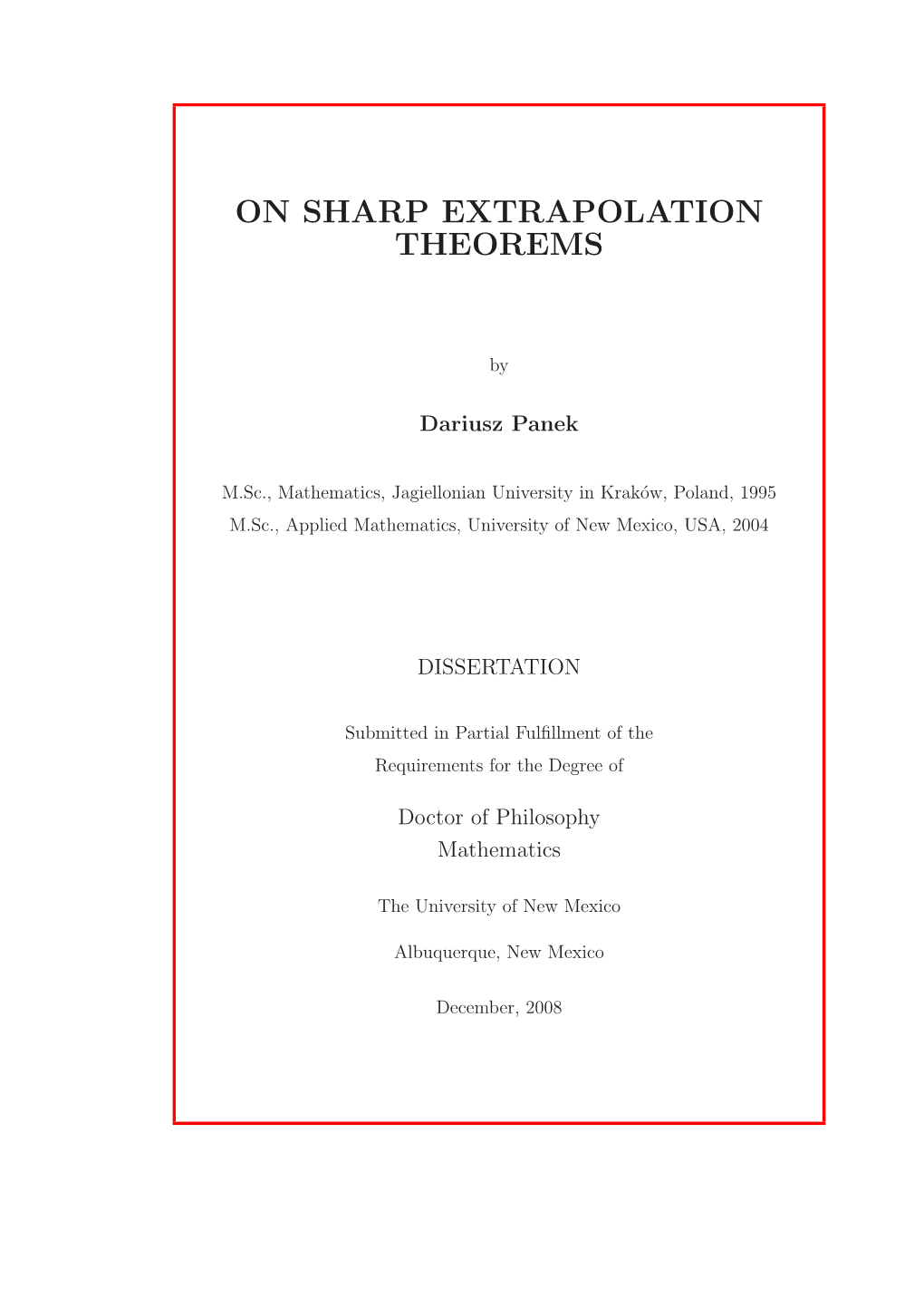 On Sharp Extrapolation Theorems