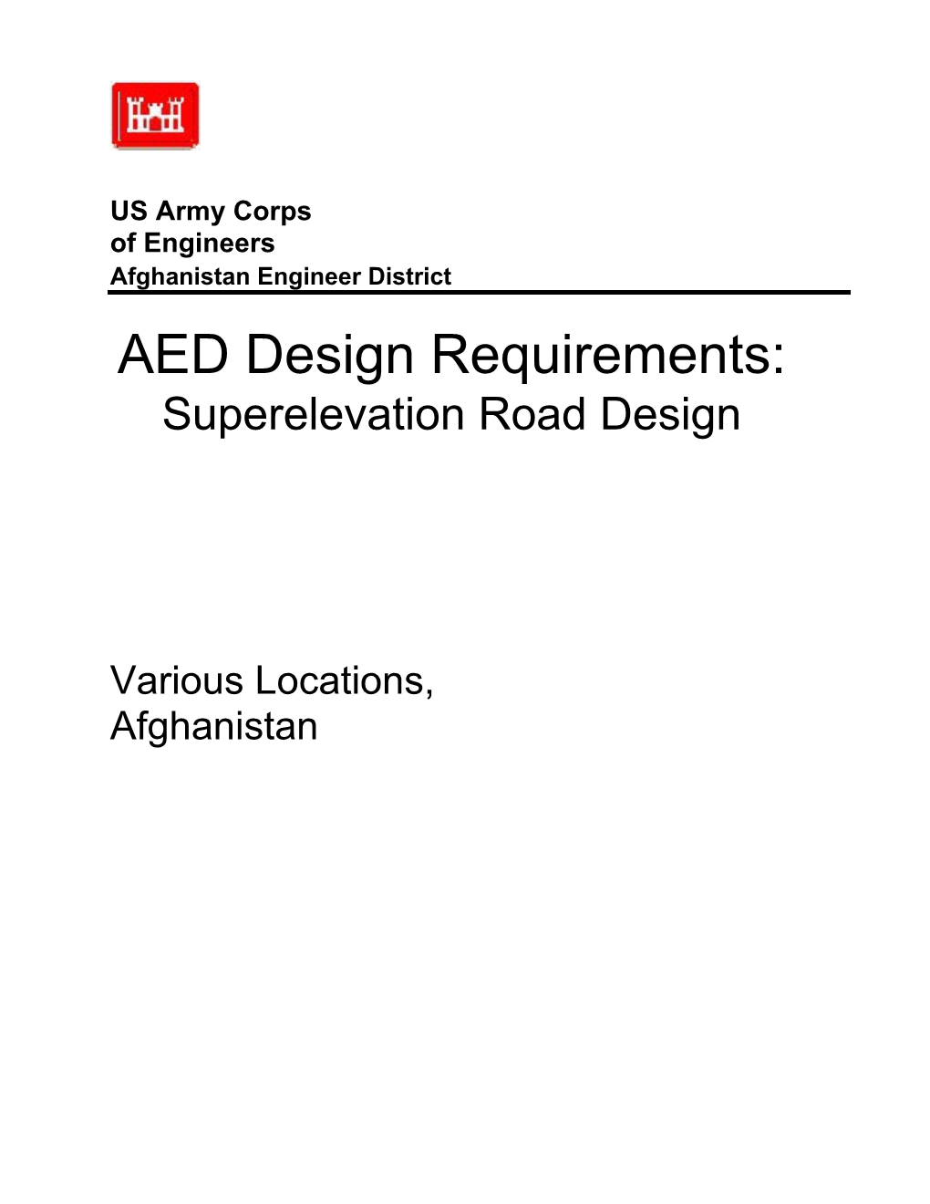 AED Design Requirements