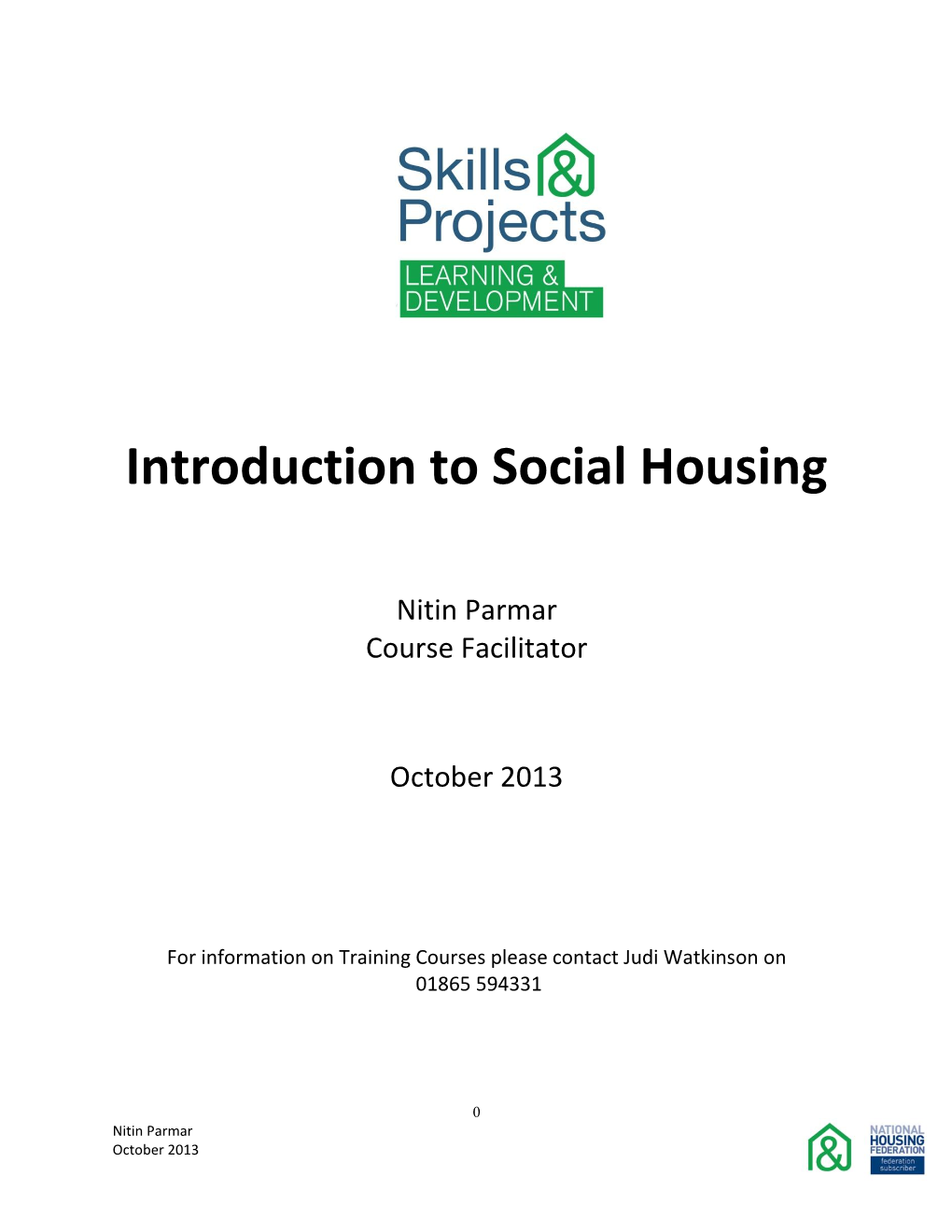 Introduction to Social Housing