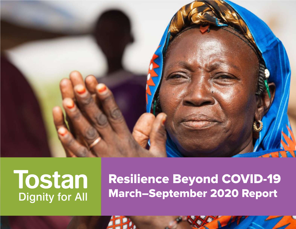 Resilience Beyond COVID-19 March–September 2020 Report Primary Action Taken