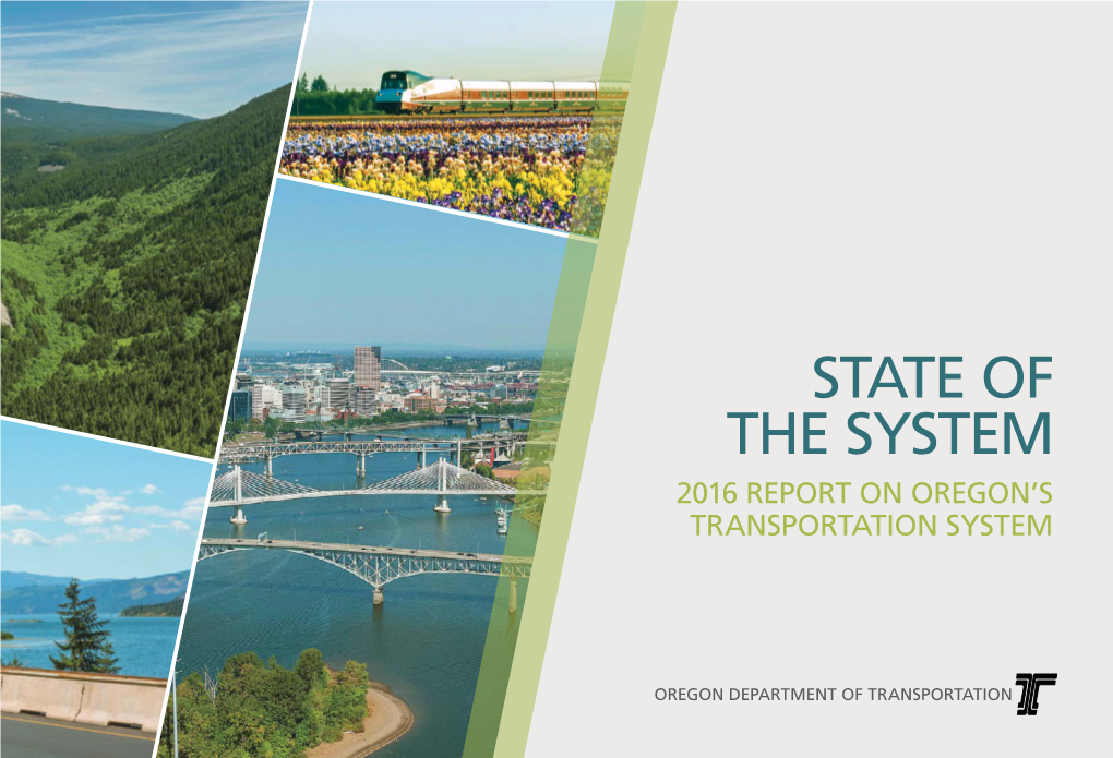 State of the System 2016 Report on Oregon's Transportation System