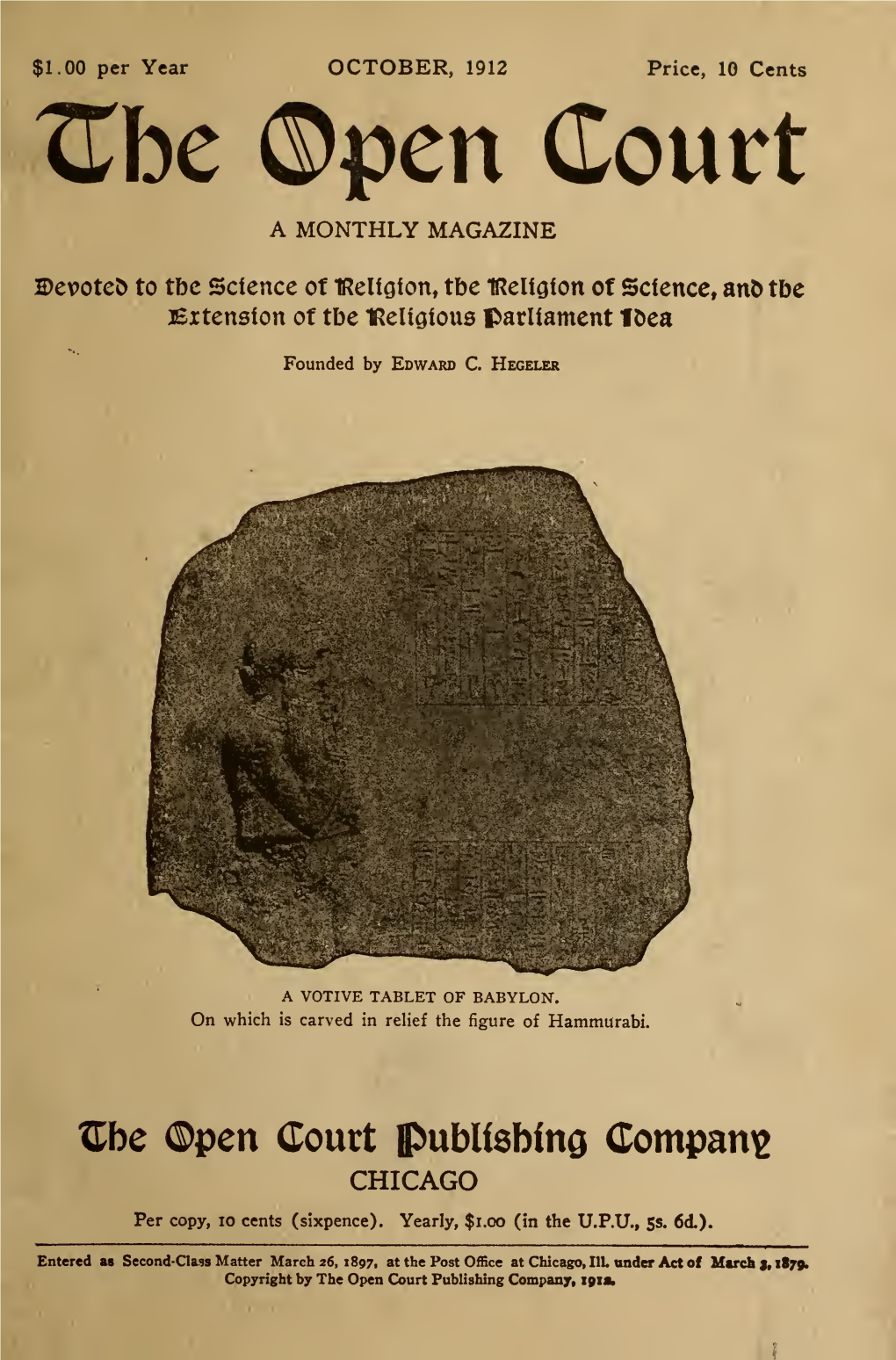 Hammurabi and the Salic Law. Editor 577