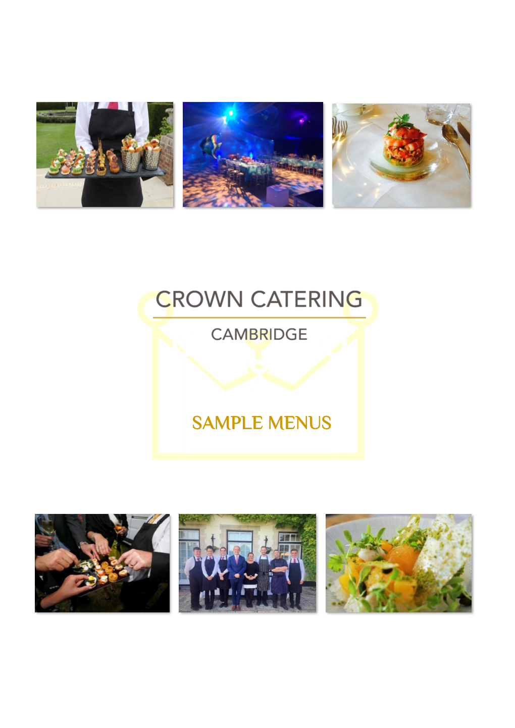 Sample Menus