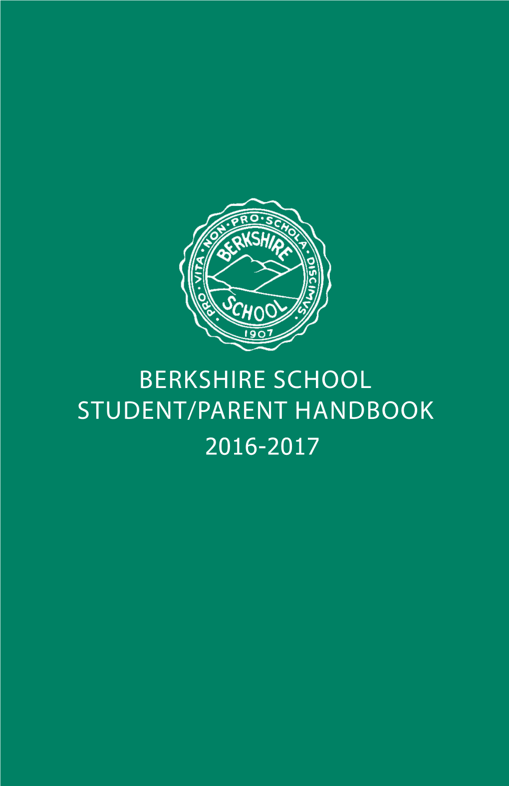 Berkshire School Student/Parent Handbook