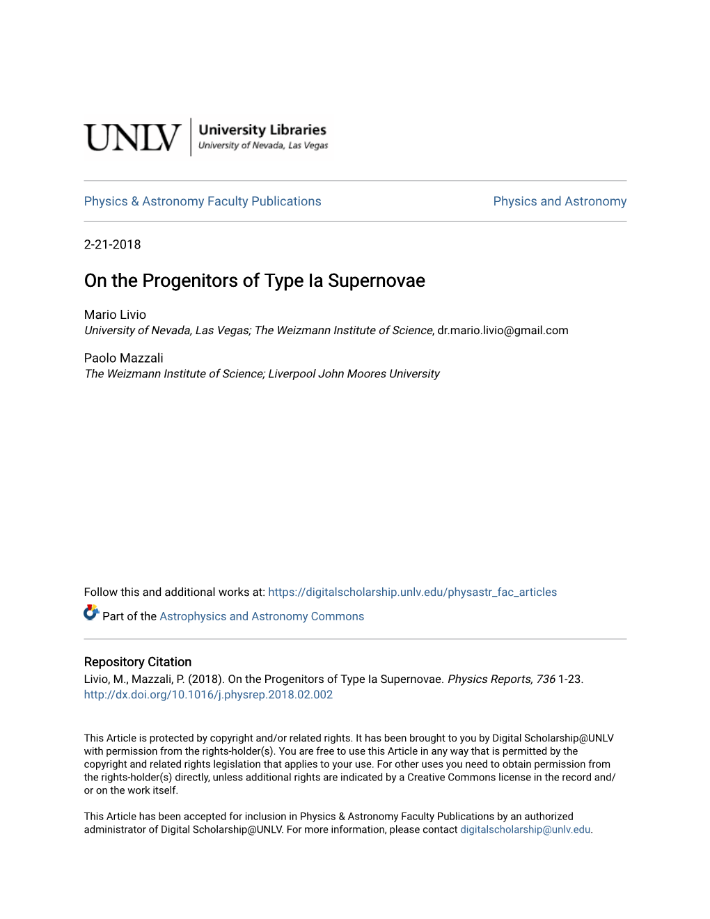 On the Progenitors of Type Ia Supernovae