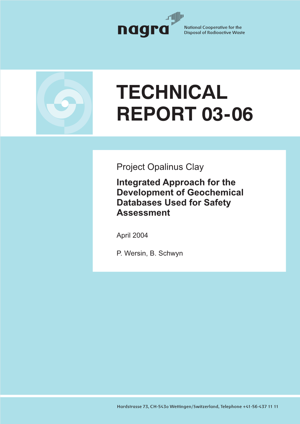 Technical Report 03-06