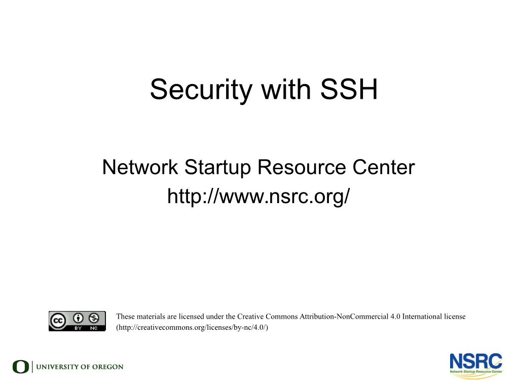 Security with SSH.Pdf